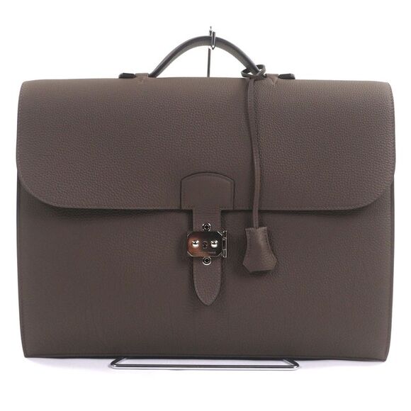 Hermès Sac Adepeche38 Togo Briefcase